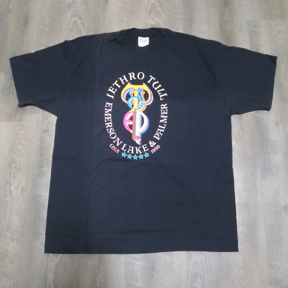 Black Graphic T-Shirt Jethro Tull